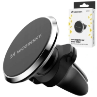 Uchwyt Wozinsky WUMKO na telefon magnetyczny na kratkę nawiewu do samochodu - czarny