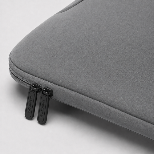 Torba na laptop Wozinsky WNT-17G 17.3" z chowaną rączką neoprenowa - szara