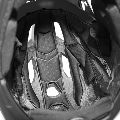 Kask rowerowy fullface Wozinsky z odpinanym daszkiem 57-59 cm - czarny