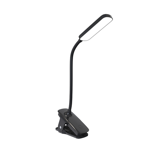 Mini lampka LED Wozinsky VT-01 przewodowa do czytania z klipsem i kablem USB-C 80 cm - czarna