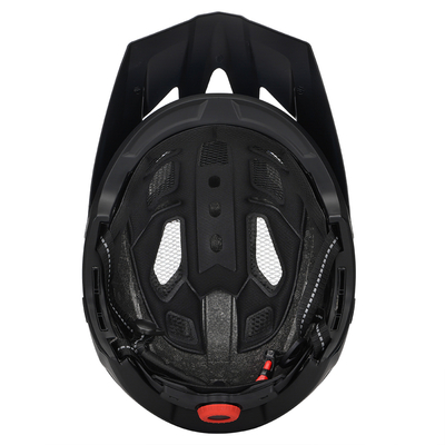 Kask rowerowy fullface Wozinsky z odpinanym daszkiem lekki 57-62 cm - czarny