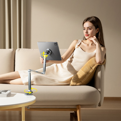 Stojak biurkowy magnetyczny Wozinsky WTY0YS1 360° na telefon i tablet - grafitowy