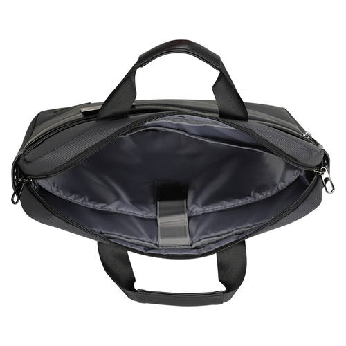 Torba na laptop Wozinsky WET-15 15.6" z rączką i regulowanym paskiem na ramię - czarna