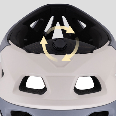 Kask rowerowy fullface Wozinsky z odpinanym daszkiem 57-62 cm - czarny