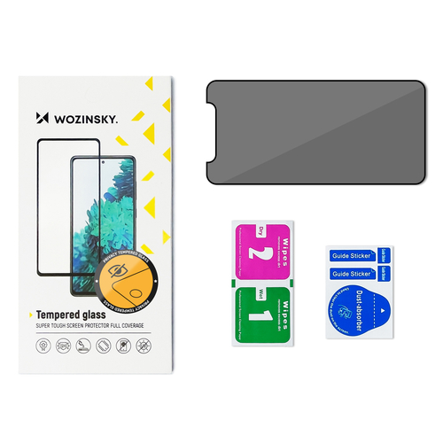 Wozinsky Privacy Glass szkło hartowane do iPhone 17e / 16e / 14 / 13 / 13 Pro z filtrem Anti Spy prywatyzujące
