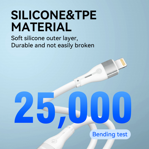 Kabel USB-C Lightning 2 m PD do iPhone Wozinsky WSTCL2 - biały