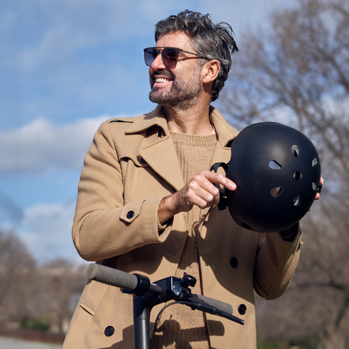 Kask rowerowy BMX/hulajnoga Wozinsky lekki 54-58 cm - czarny