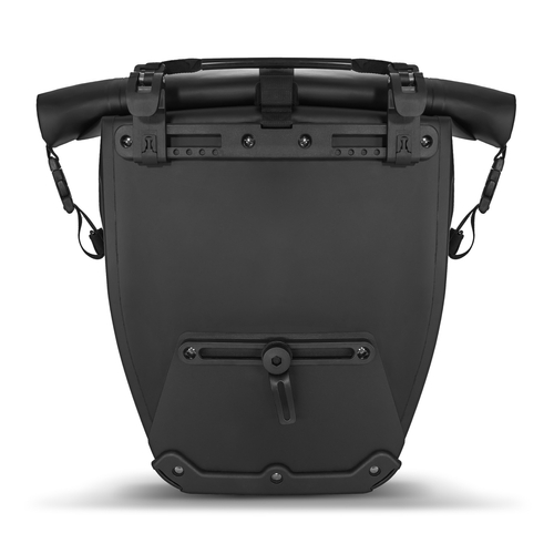 Wozinsky wodoodporna torba rowerowa sakwa na bagażnik 25l czarny (WBB24BK)