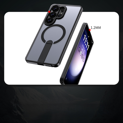 Etui Hybrid Armor X na Samsung Galaxy S26 Ultra z podstawką kompatybilne z MagSafe - czarne