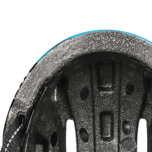 Kask rowerowy dziecięcy Wozinsky motyw smok lekki 50-54 cm - niebieski