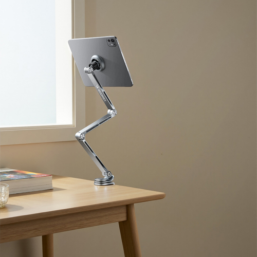 Stojak biurkowy magnetyczny Wozinsky WTY0YS1 360° na telefon i tablet - grafitowy