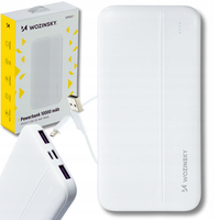 Wozinsky powerbank Li-Po 10000mAh 2 x USB biały (WPBWE1)