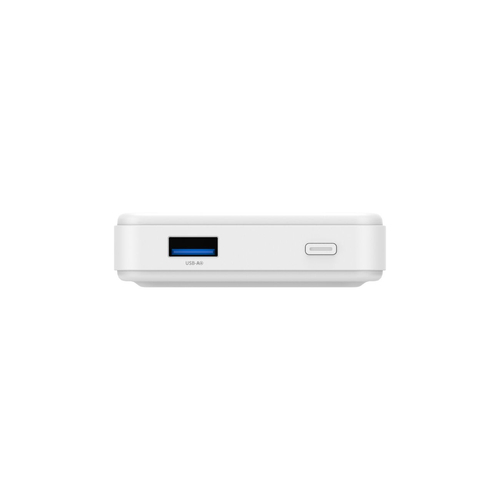 Powerbank Wozinsky WLWP-10KA0Y3WS 22,5W PD Qi2 10000 mAh, z podstawką, 1x USB-A, 1x USB-C - biały
