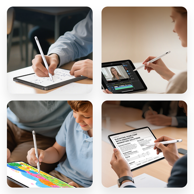 Rysik Wozinsky WRA-08  Stylus do iPad USB-C szybkie ładowanie Apple iPad 2018-2025 - biały