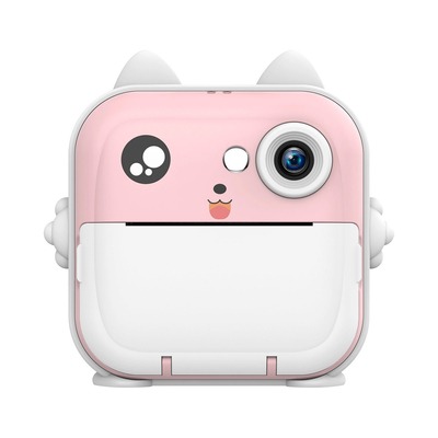 Mini drukarka termiczna dla dzieci Wozinsky WDT-02 aparat 48 MP Bluetooth - różowy