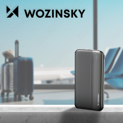 Wozinsky powerbank Li-Po 10000mAh 2 x USB czarny (WPBBK1)