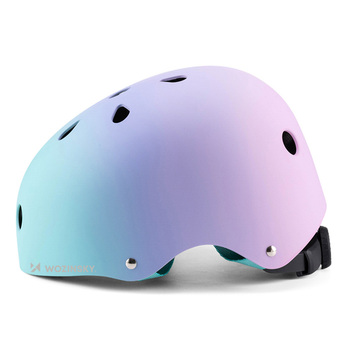 Kask rowerowy BMX/hulajnoga Wozinsky 48-52 cm - gradient różowy