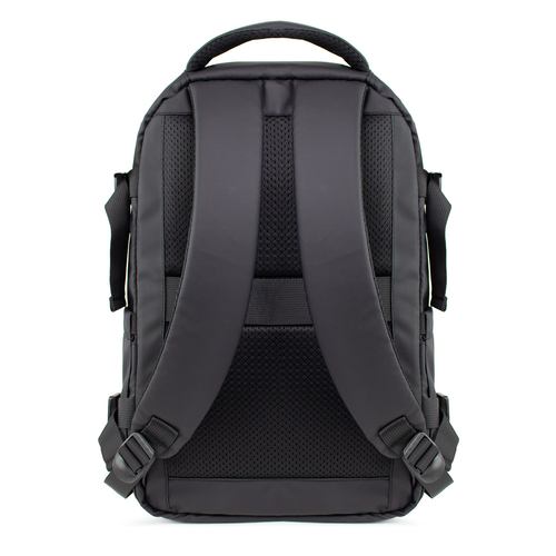 Plecak Wozinsky WPW-20L z kieszenią na laptopa do 15" podróżny 40x20x25 cm na bagaż podręczny - czarny