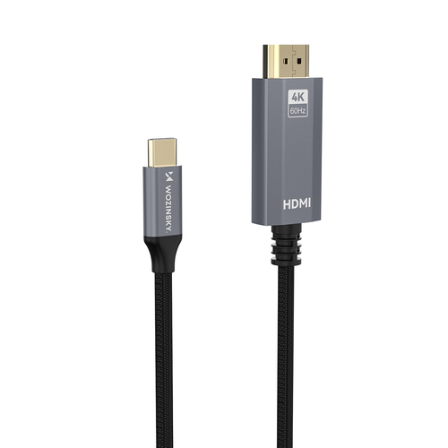 Kabel Wozinsky WCCH-01 USB-C - HDMI 4K 60Hz 1,8m - czarny