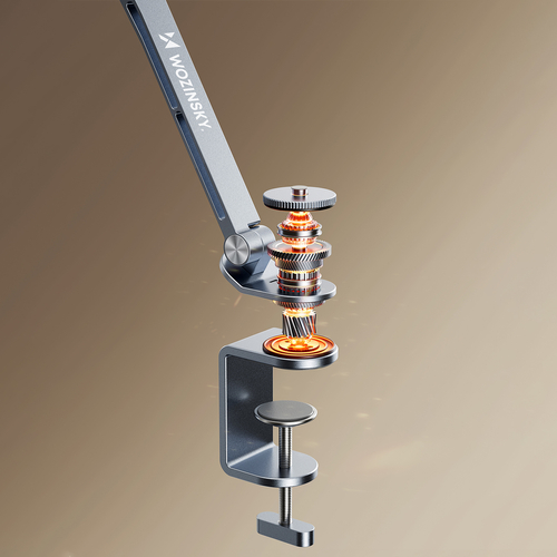 Stojak biurkowy magnetyczny Wozinsky WTY0YS1 360° na telefon i tablet - grafitowy