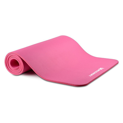 Mata do ćwiczeń Wozinsky NBR 0,9 cm 181x63 cm fitness joga niebieska (WNSP-PINK)