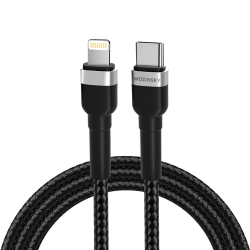 Kabel Wozinsky WNBCL1 Lightning / USB-C PD 30W 1 m - czarny