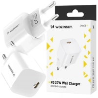 Ładowarka sieciowa Wozinsky CMWCS USB-C PD 20W - biała