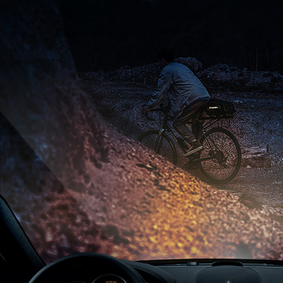 Sakwa rowerowa Wozinsky WSR-01B na bagażnik 9l - czarna