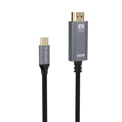 Kabel Wozinsky WCCH-01 USB-C - HDMI 4K 60Hz 1,8m - czarny