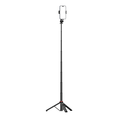 Wozinsky Selfie stick WC1Y2S teleskopowy tripod 1.3m ze stopu aluminium z uchwytem na telefon - czarny