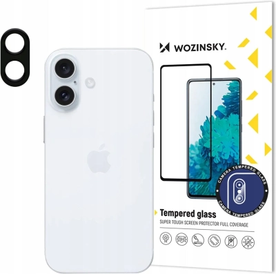 Szkło hartowane Wozinsky Full Camera Glass na cały aparat kamerę na iPhone 16e / 17e