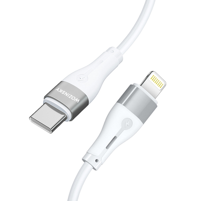 Kabel USB-C Lightning 2 m PD do iPhone Wozinsky WSTCL2 - biały