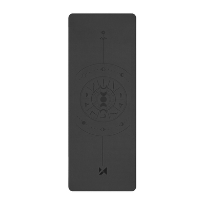 Mata do ćwiczeń Wozinsky WNSP-NKB 183 x 61 x 0,5 cm gimnastyczna do jogi z naturalnego kauczuku - czarna