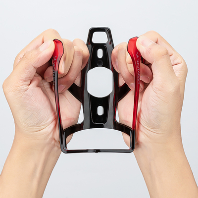 Koszyk Wozinsky WUR-01BR uchwyt rowerowy na bidon - czarno-czerwony