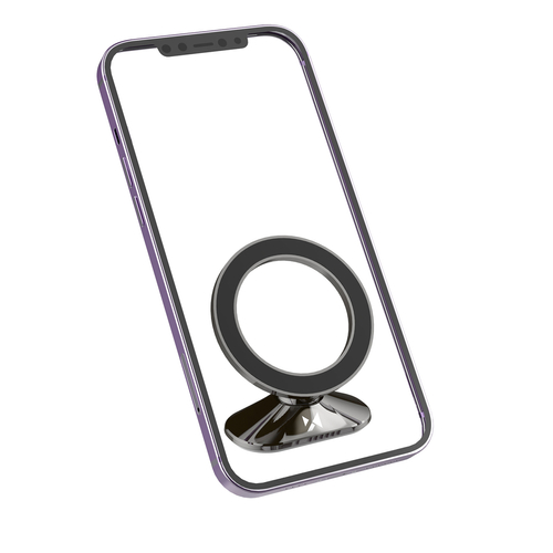 Uchwyt samochodowy Wozinsky WPT-D19 na deske rozdzielczą kompatybilny z MagSafe - szary