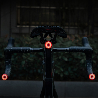 Lampki tylne Wozinsky WIS-01 wodoodporne inteligentne światła tylne 2 szt - czarne