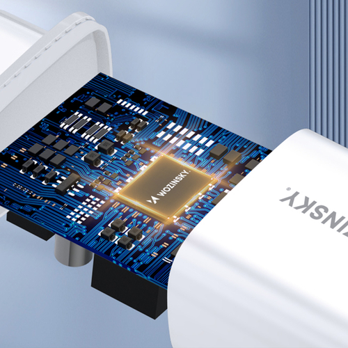 Ładowarka sieciowa Wozinsky CWCUCW 30W USB-C / 2 x USB-A - biała