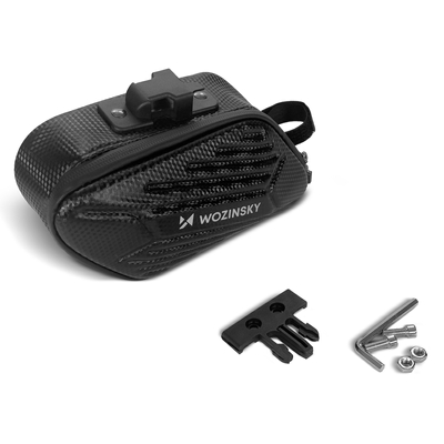  Wozinsky torba rowerowa pod siodełko wodoodporna 1,5 l czarna (WBB27BK)