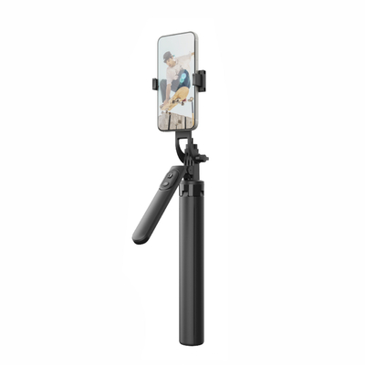 Wozinsky selfie stick WH181-Y1S teleskopowy statyw 1.75m ze stopu aluminium z uchwytem na telefon - czarny
