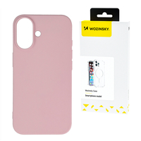 Silikonowe etui Wozinsky Silicone Case na Samsung Galaxy S25 - różowe