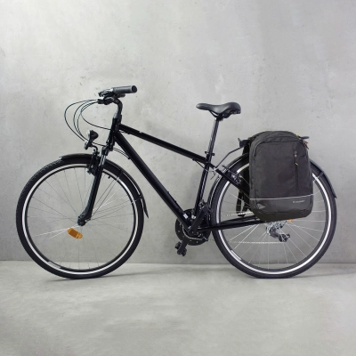 Wozinsky torba rowerowa podwójna plecak 2w1 30l czarna (WBB30BK)