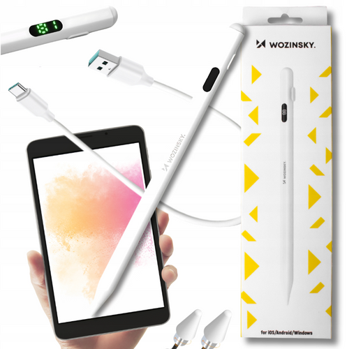 Rysik aktywny Wozinsky Stylus uniwersalny (Android i iOS) - biały