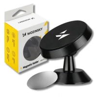 Wozinsky magnetyczny uchwyt samochodowy na deskę rozdzielczą 360 samoprzylepny czarny (WMH-05)