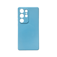 Silikonowe magnetyczne etui Wozinsky Silicone Case Magsafe na Samsung Galaxy S25 Ultra - niebieskie