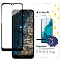 Wozinsky Full Glue szkło hartowane Nokia C20/C10 na cały ekran z ramką czarny