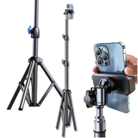 Statyw trójnożny Wozinsky WRLD-00Y1S tripod wytrzymały statyw ze stali węglowej 1.7m matowy - czarny
