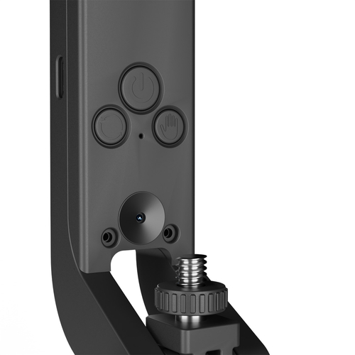 Premium selfie stick Wozinsky WST-360YS z funkcją statywu z automatycznym śledzeniem twarzy 360° AI sterowanie gestami - czarny 