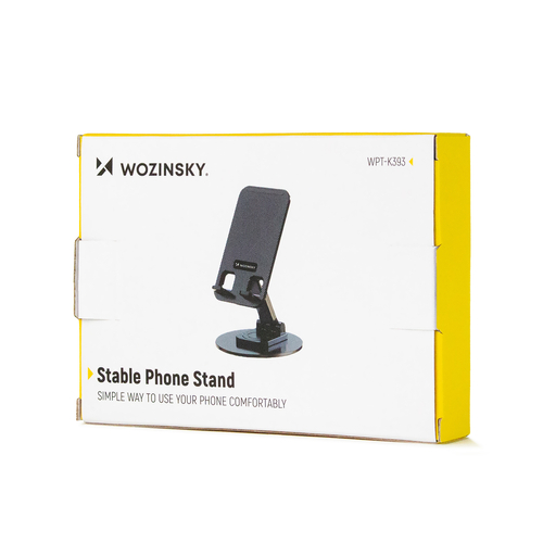 Podstawka Wozinsky WPT-K393 stabilna podstawka stojak pod telefon tablet - czarna
