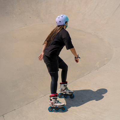 Kask rowerowy BMX/hulajnoga Wozinsky 54-58 cm - gradient różowy