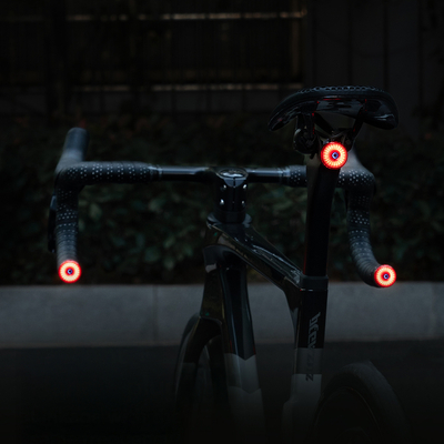 Lampki tylne Wozinsky WIS-01 wodoodporne inteligentne światła tylne 2 szt - czarne